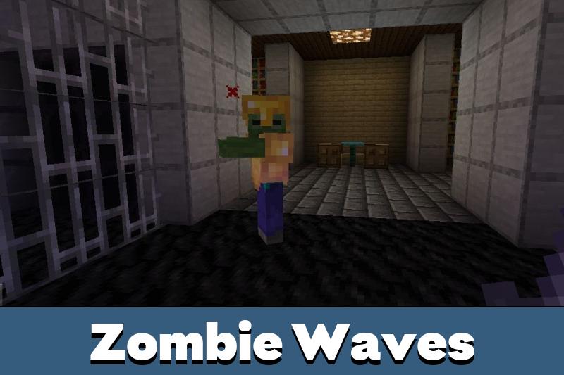 Zombie Waves Map for Minecraft PE